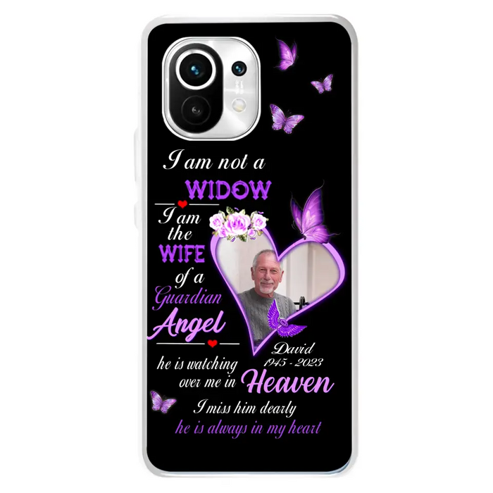 Custom Personalized Memorial Phone Case - Memorial Gift Idea For Family - Case For Oppo/Xiaomi/Huawei - I Am Not A Widow