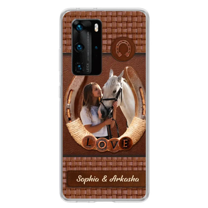 Custom Personalized Horse Phone Case - Upload Photo - Gift Idea Horse Lover - Case For Xiaomi/ Oppo/ Huawei