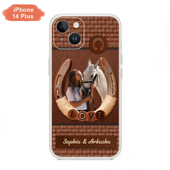 Custom Personalized Horse Phone Case - Upload Photo - Gift Idea Horse Lover - Case For iPhone And Samsung