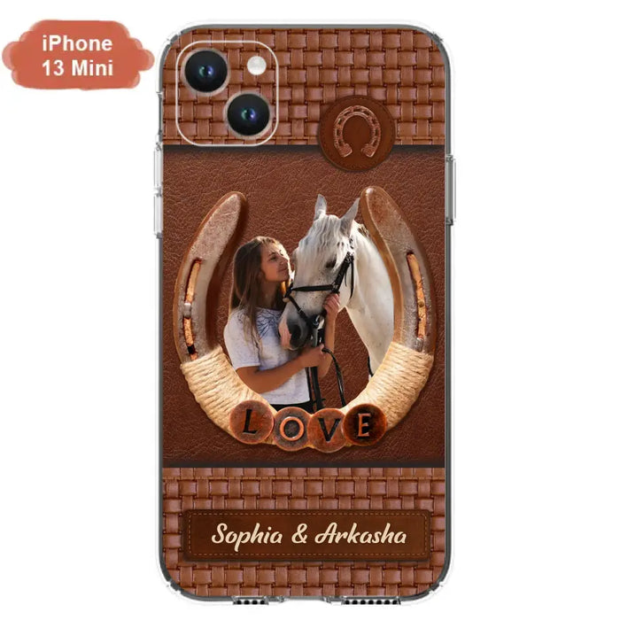 Custom Personalized Horse Phone Case - Upload Photo - Gift Idea Horse Lover - Case For iPhone And Samsung