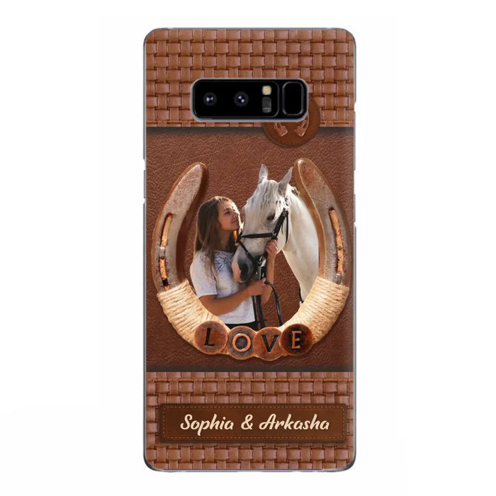 Custom Personalized Horse Phone Case - Upload Photo - Gift Idea Horse Lover - Case For iPhone And Samsung