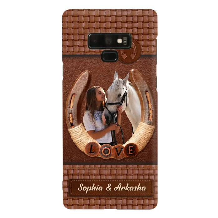 Custom Personalized Horse Phone Case - Upload Photo - Gift Idea Horse Lover - Case For iPhone And Samsung