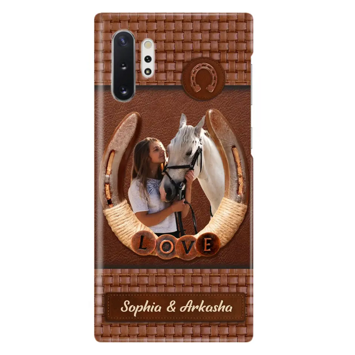 Custom Personalized Horse Phone Case - Upload Photo - Gift Idea Horse Lover - Case For iPhone And Samsung