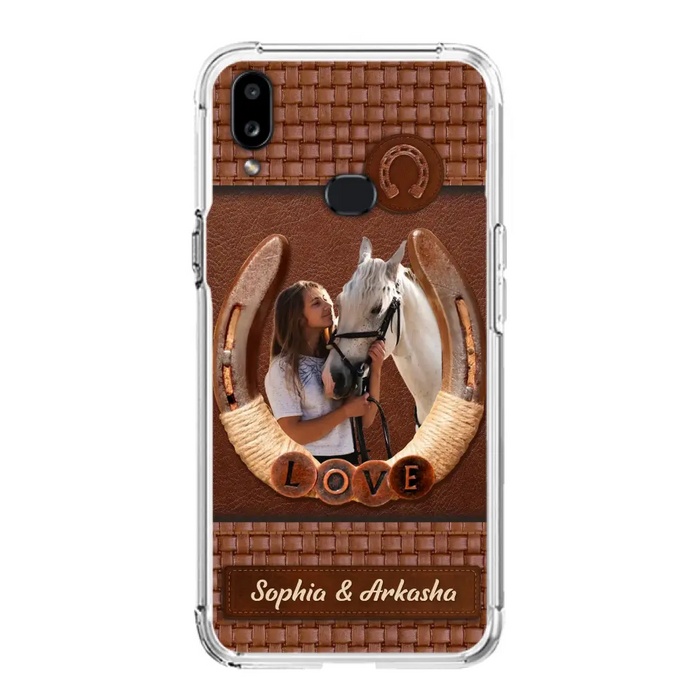 Custom Personalized Horse Phone Case - Upload Photo - Gift Idea Horse Lover - Case For iPhone And Samsung