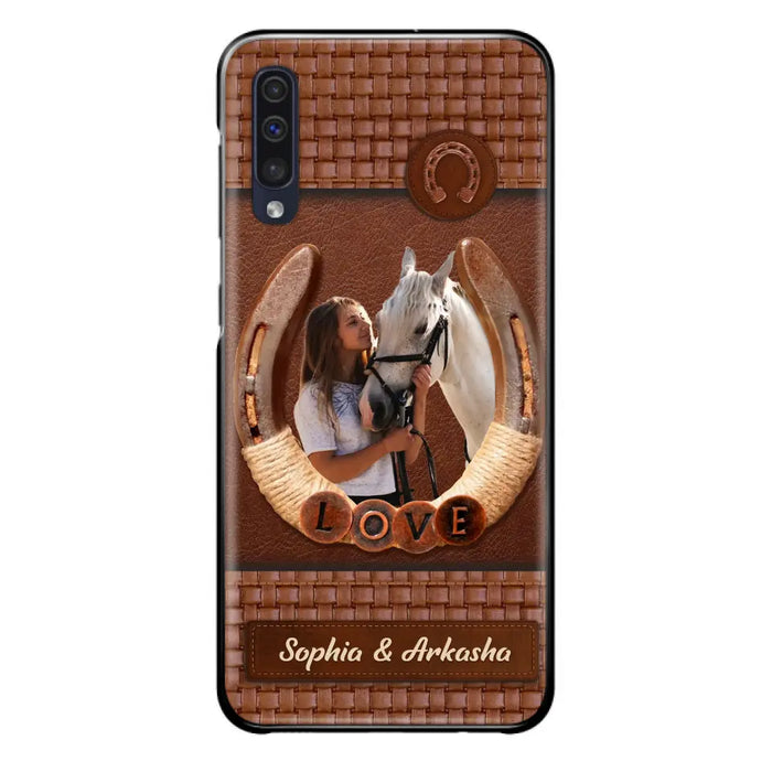 Custom Personalized Horse Phone Case - Upload Photo - Gift Idea Horse Lover - Case For iPhone And Samsung