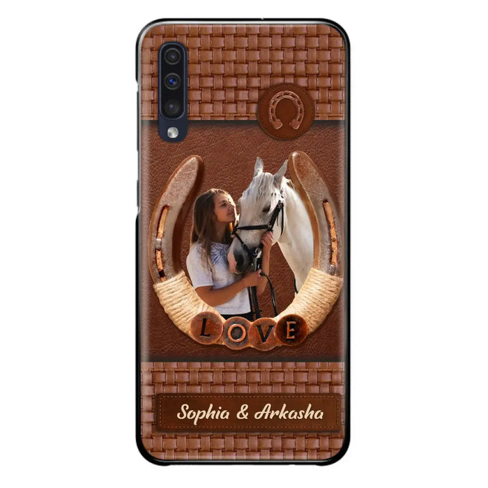 Custom Personalized Horse Phone Case - Upload Photo - Gift Idea Horse Lover - Case For iPhone And Samsung