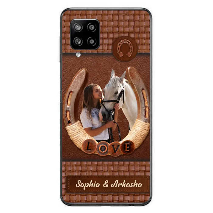 Custom Personalized Horse Phone Case - Upload Photo - Gift Idea Horse Lover - Case For iPhone And Samsung