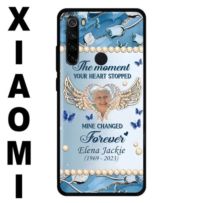 Personalized Memorial Phone Case - Memorial Gift Idea For Family - Case For Oppo/Xiaomi/Huawei - The Moment Your Heart Stopped Mine Changed Forever