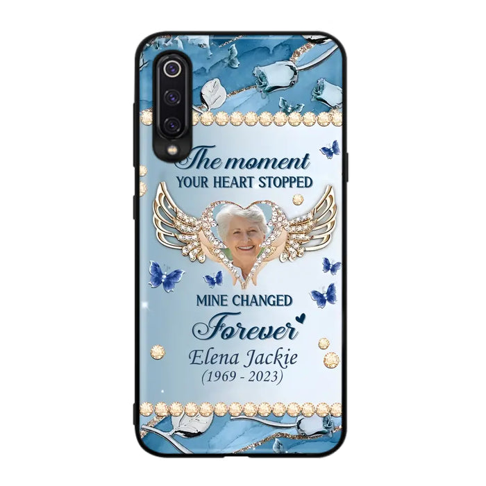 Personalized Memorial Phone Case - Memorial Gift Idea For Family - Case For Oppo/Xiaomi/Huawei - The Moment Your Heart Stopped Mine Changed Forever