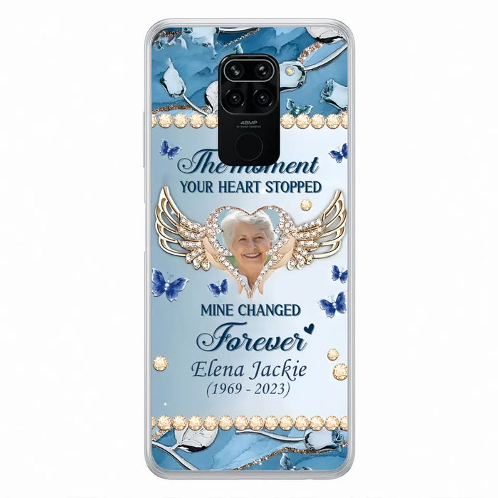 Personalized Memorial Phone Case - Memorial Gift Idea For Family - Case For Oppo/Xiaomi/Huawei - The Moment Your Heart Stopped Mine Changed Forever