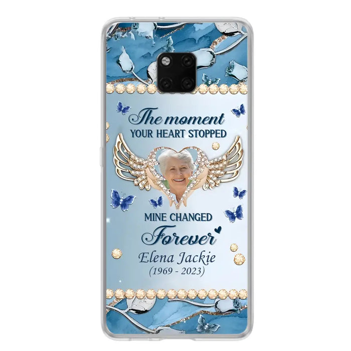 Personalized Memorial Phone Case - Memorial Gift Idea For Family - Case For Oppo/Xiaomi/Huawei - The Moment Your Heart Stopped Mine Changed Forever