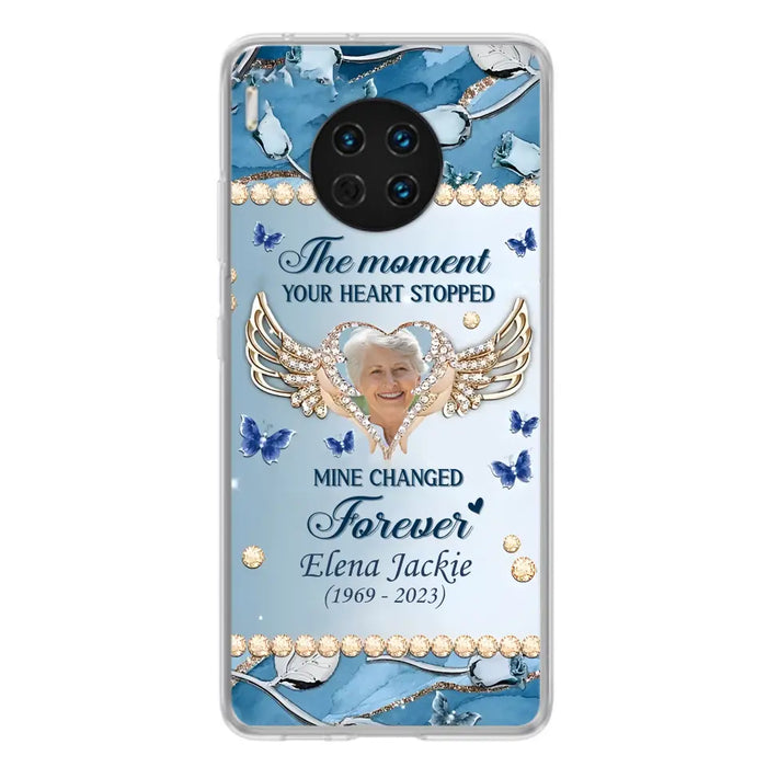 Personalized Memorial Phone Case - Memorial Gift Idea For Family - Case For Oppo/Xiaomi/Huawei - The Moment Your Heart Stopped Mine Changed Forever