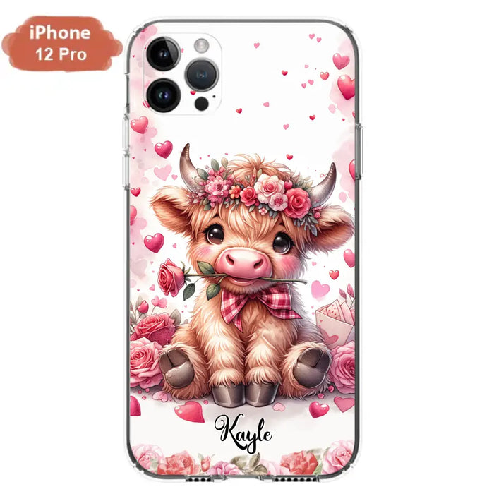 Lovely Highland Phone Case - Gift Idea For Birthday/Valentine's Day - Case For iPhone, Samsung