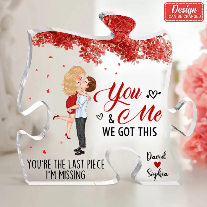 Custom Personalized Couple Acrylic Plaque - Gift Idea For Couple/ Him/ Her/ Valentine's Day - From Our First Kiss Till Our Last Breath