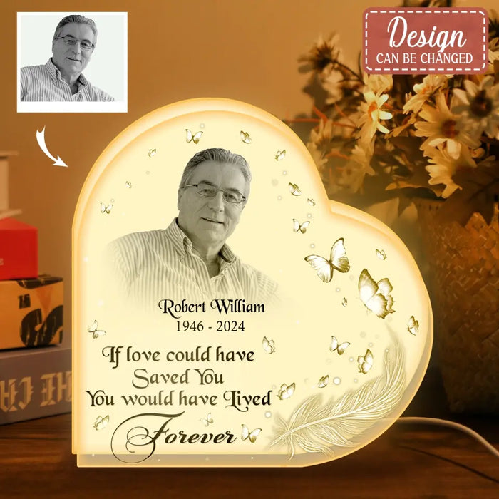 Personalized Memorial Pet Heart Photo Light Box - Memorial Gift Idea For Pet Lover - Angels Don't Always Have Wings Sometimes They Have Paws