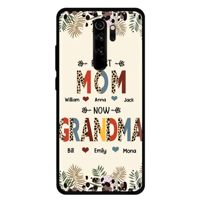 Custom Personalized Grandma Phone Case - Gift Idea For Grandma/Mom/ Mother's Day - Up to 6 Kids And 12 Grandkids - First Mom Now Grandma - Case For Oppo/Xiaomi/Huawei