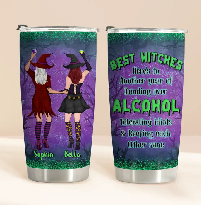 Custom Personalized Witch Besties Tumbler - Gift Idea For Witch Lovers/Friends - Best Witches