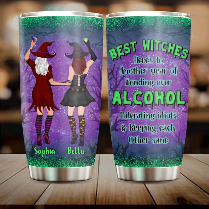 Custom Personalized Witch Besties Tumbler - Gift Idea For Witch Lovers/Friends - Best Witches