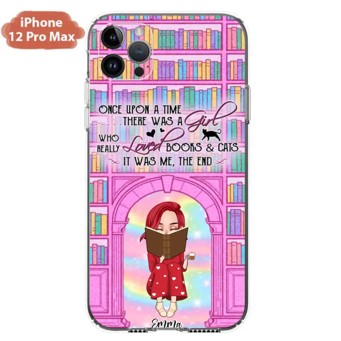 Custom Personalized Reading Girl Phone Case - Gift Idea For Books Lovers - It Was Me The End - Case For iPhone/Samsung