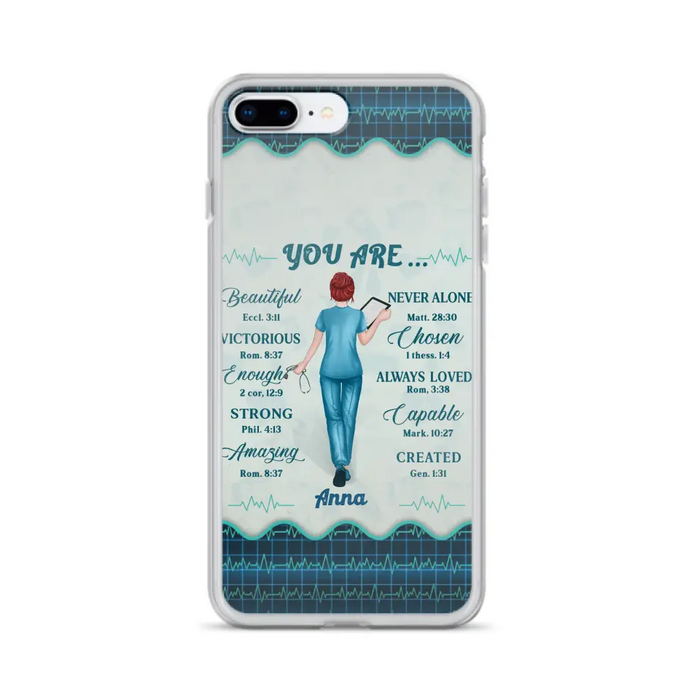 Custom Personalized Nurse Phone Case - Gift Idea For Nurse/ Birthday/ Friend - You Are Beautiful - Cases For iPhone/Samsung