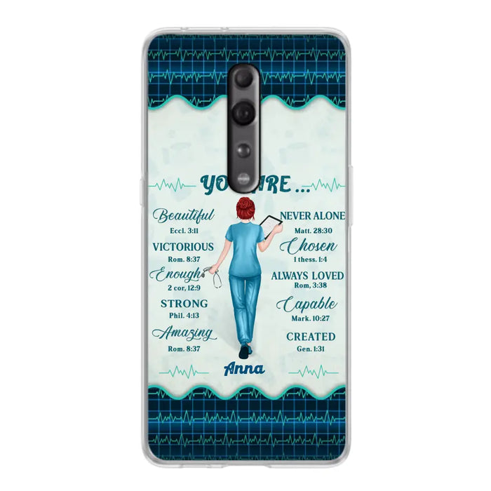 Custom Personalized Nurse Phone Case - Gift Idea For Nurse/ Birthday/ Friend - You Are Beautiful - Cases For Oppo/Xiaomi/Huawei