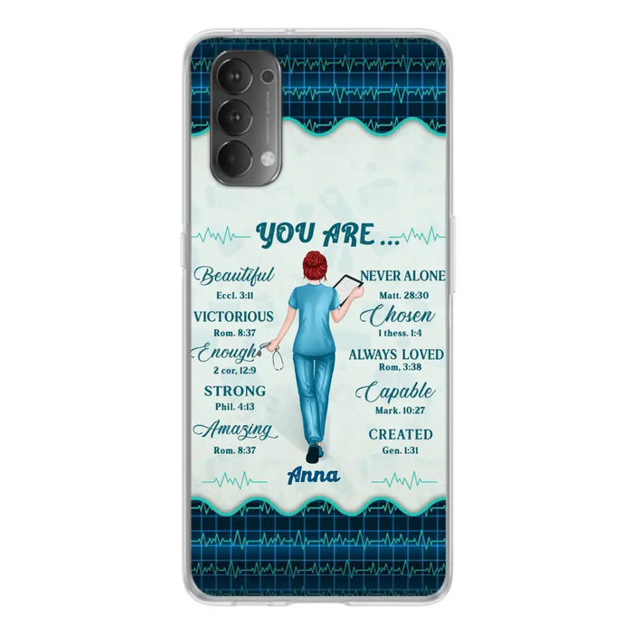 Custom Personalized Nurse Phone Case - Gift Idea For Nurse/ Birthday/ Friend - You Are Beautiful - Cases For Oppo/Xiaomi/Huawei