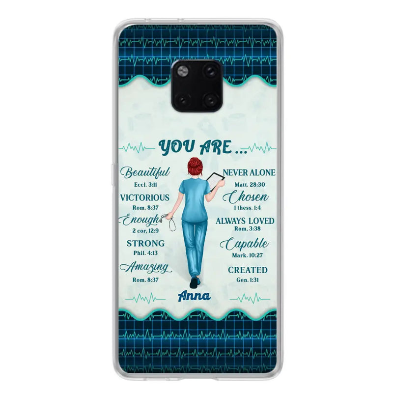 Personalized Nurse Phone Case - Gift Idea For Nurse/Birthday/Friend - You Are Beautiful - Cases For Oppo/Xiaomi/Huawei