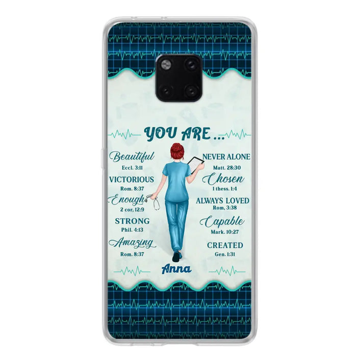 Custom Personalized Nurse Phone Case - Gift Idea For Nurse/ Birthday/ Friend - You Are Beautiful - Cases For Oppo/Xiaomi/Huawei