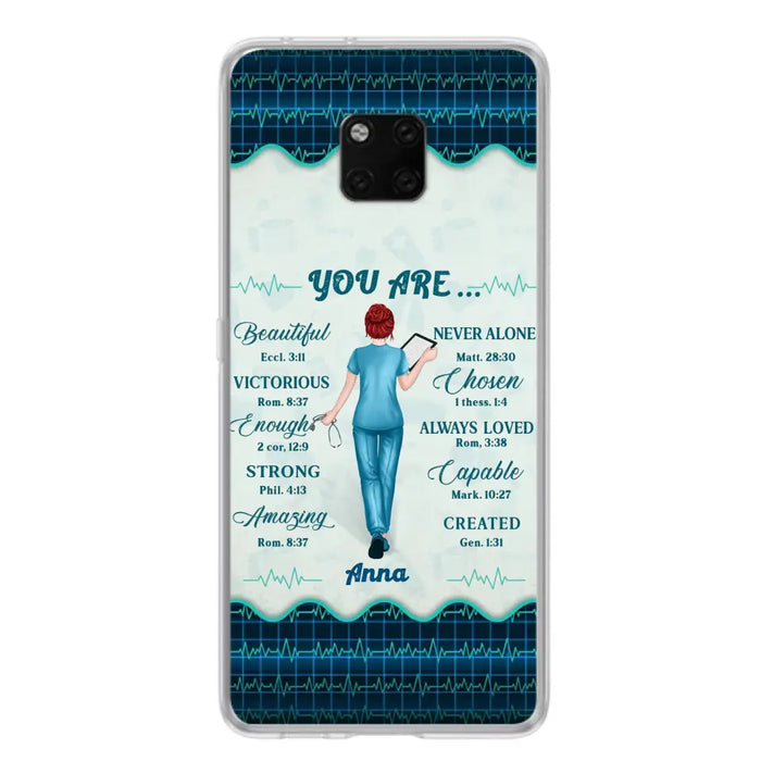 Custom Personalized Nurse Phone Case - Gift Idea For Nurse/ Birthday/ Friend - You Are Beautiful - Cases For Oppo/Xiaomi/Huawei