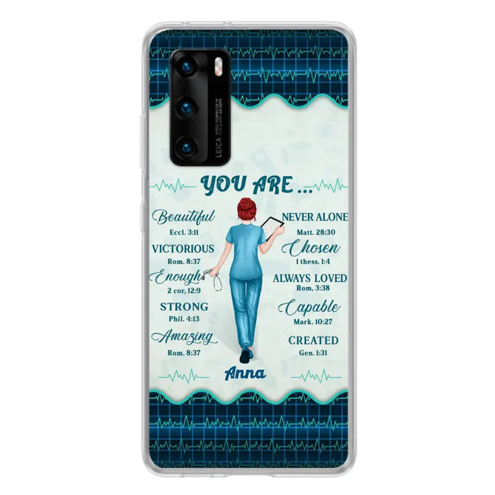 Custom Personalized Nurse Phone Case - Gift Idea For Nurse/ Birthday/ Friend - You Are Beautiful - Cases For Oppo/Xiaomi/Huawei