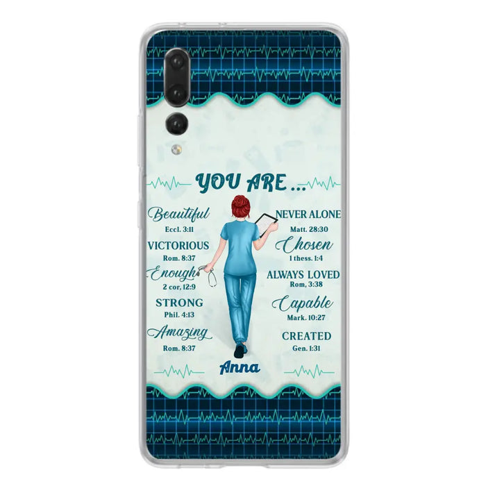 Custom Personalized Nurse Phone Case - Gift Idea For Nurse/ Birthday/ Friend - You Are Beautiful - Cases For Oppo/Xiaomi/Huawei