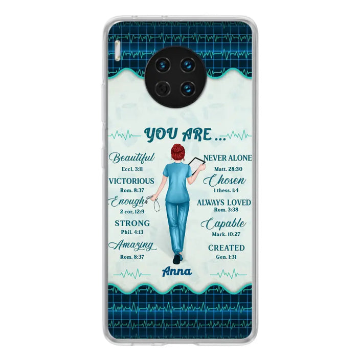 Custom Personalized Nurse Phone Case - Gift Idea For Nurse/ Birthday/ Friend - You Are Beautiful - Cases For Oppo/Xiaomi/Huawei