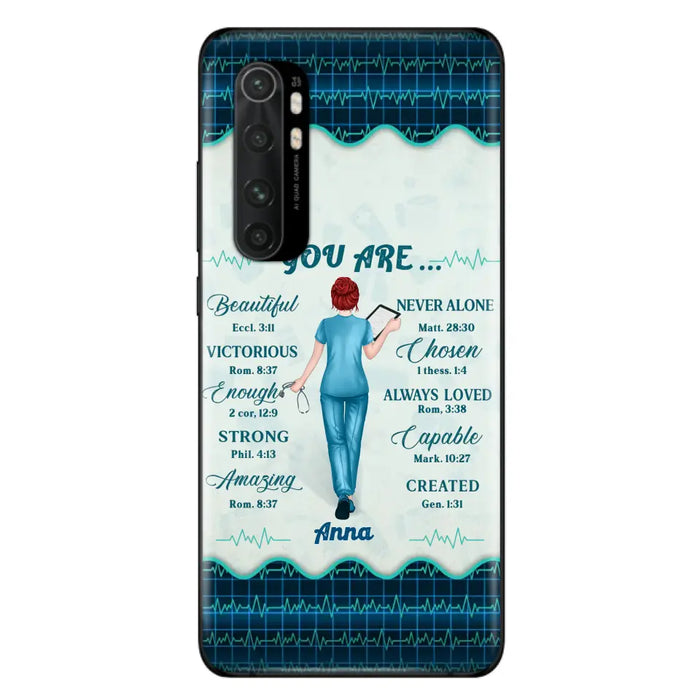 Custom Personalized Nurse Phone Case - Gift Idea For Nurse/ Birthday/ Friend - You Are Beautiful - Cases For Oppo/Xiaomi/Huawei