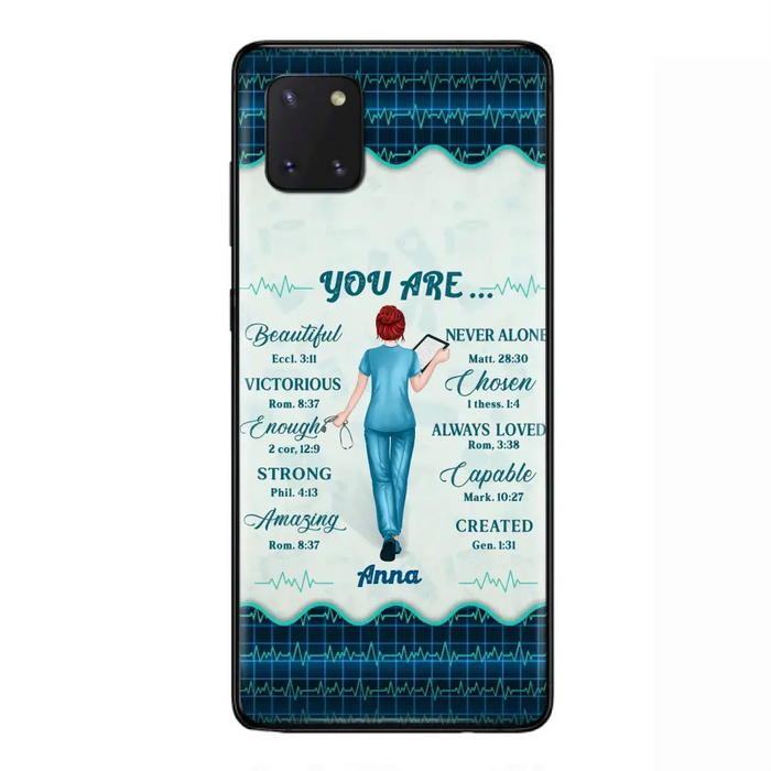 Custom Personalized Nurse Phone Case - Gift Idea For Nurse/ Birthday/ Friend - You Are Beautiful - Cases For iPhone/Samsung