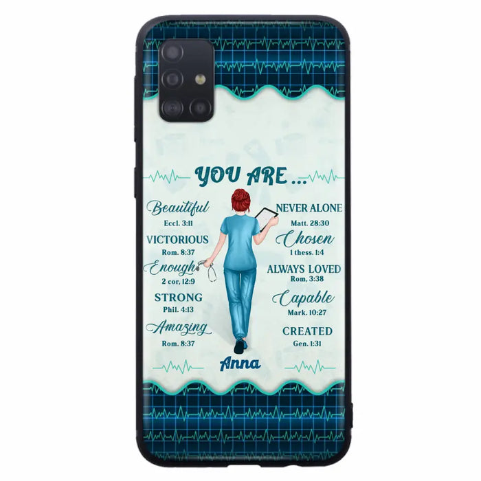 Custom Personalized Nurse Phone Case - Gift Idea For Nurse/ Birthday/ Friend - You Are Beautiful - Cases For iPhone/Samsung