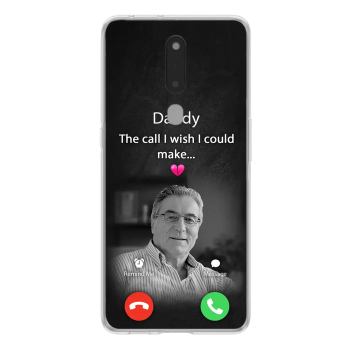 Custom Personalized Memorial Mom Phone Case - Upload Photo - Memorial Gift Idea For Mom/ Dad - The Call I Wish I Could Make - Case For Oppo/ Xiaomi/ Huawei