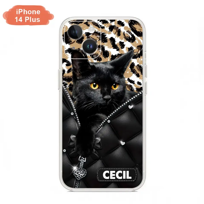 Custom Personalized Cat Phone Case For iPhone/Samsung - Upload Photo - Gift Idea For Cat Lovers