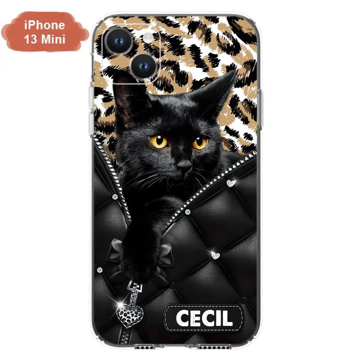 Custom Personalized Cat Phone Case For iPhone/Samsung - Upload Photo - Gift Idea For Cat Lovers