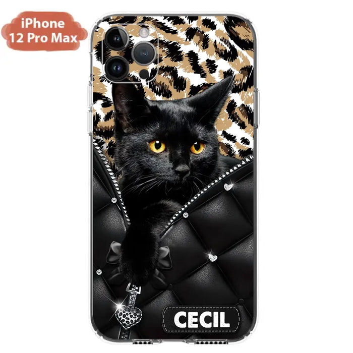 Custom Personalized Cat Phone Case For iPhone/Samsung - Upload Photo - Gift Idea For Cat Lovers