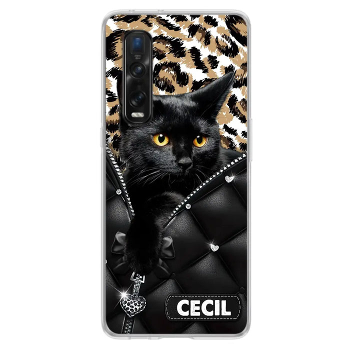 Custom Personalized Cat Phone Case For Oppo/Xiaomi/Huawei - Upload Photo - Gift Idea For Cat Lovers