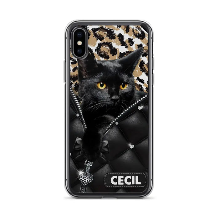 Custom Personalized Cat Phone Case For iPhone/Samsung - Upload Photo - Gift Idea For Cat Lovers