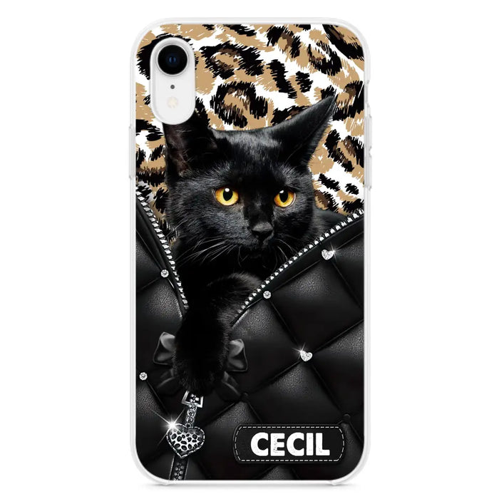 Custom Personalized Cat Phone Case For iPhone/Samsung - Upload Photo - Gift Idea For Cat Lovers