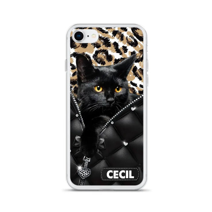 Custom Personalized Cat Phone Case For iPhone/Samsung - Upload Photo - Gift Idea For Cat Lovers