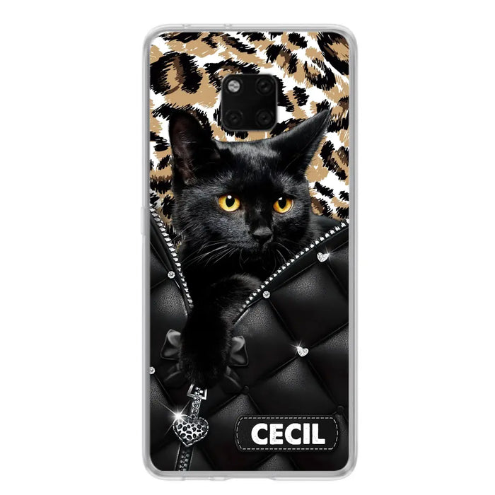 Custom Personalized Cat Phone Case For Oppo/Xiaomi/Huawei - Upload Photo - Gift Idea For Cat Lovers