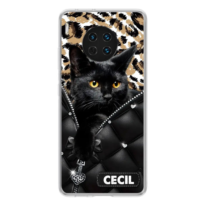 Custom Personalized Cat Phone Case For Oppo/Xiaomi/Huawei - Upload Photo - Gift Idea For Cat Lovers