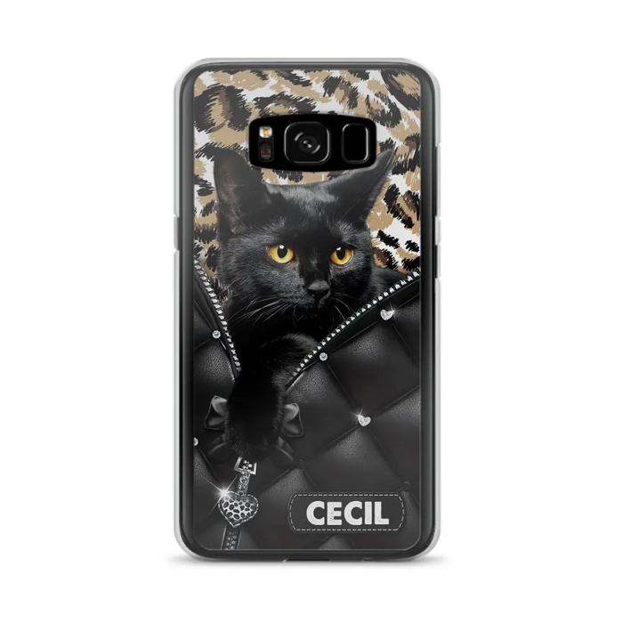 Custom Personalized Cat Phone Case For iPhone/Samsung - Upload Photo - Gift Idea For Cat Lovers