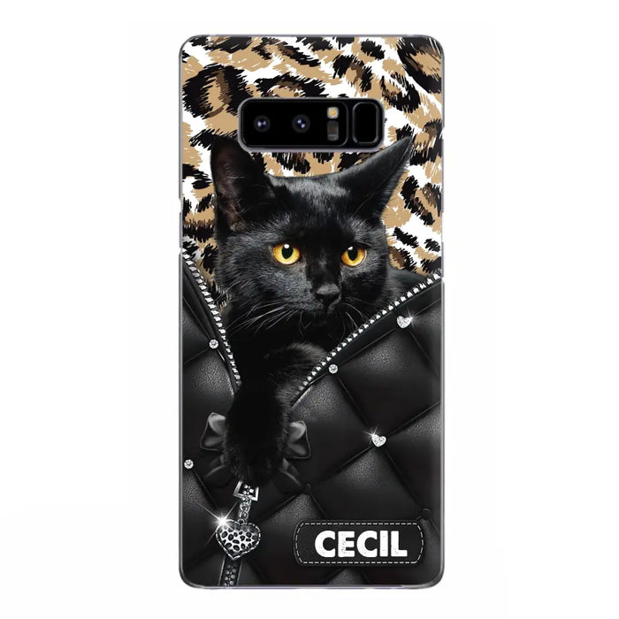 Custom Personalized Cat Phone Case For iPhone/Samsung - Upload Photo - Gift Idea For Cat Lovers