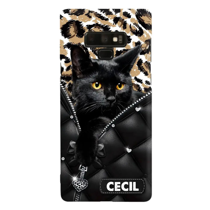 Custom Personalized Cat Phone Case For iPhone/Samsung - Upload Photo - Gift Idea For Cat Lovers