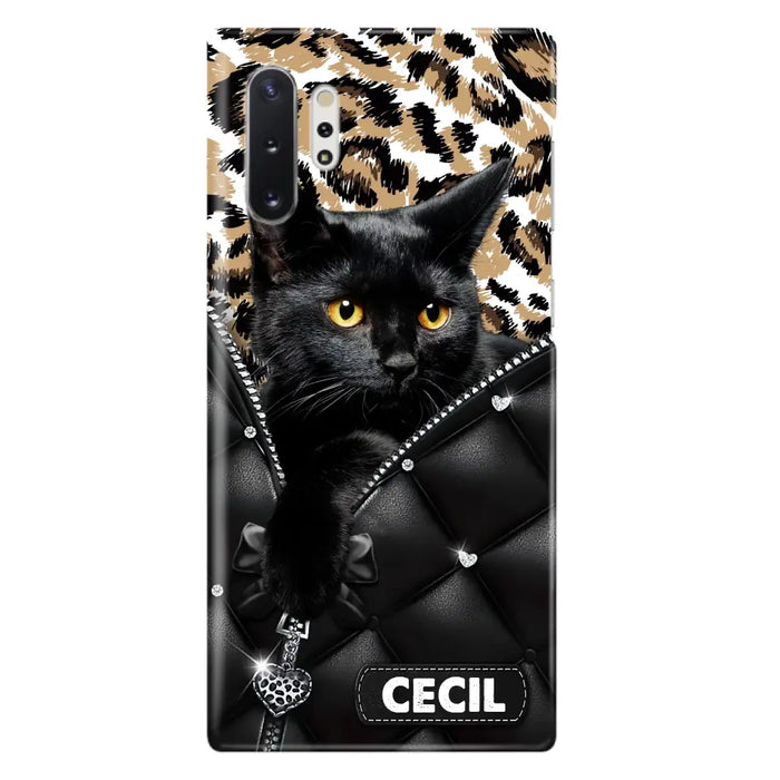 Custom Personalized Cat Phone Case For iPhone/Samsung - Upload Photo - Gift Idea For Cat Lovers