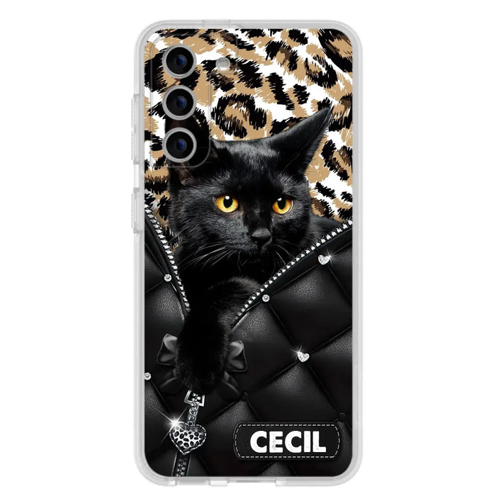 Custom Personalized Cat Phone Case For iPhone/Samsung - Upload Photo - Gift Idea For Cat Lovers